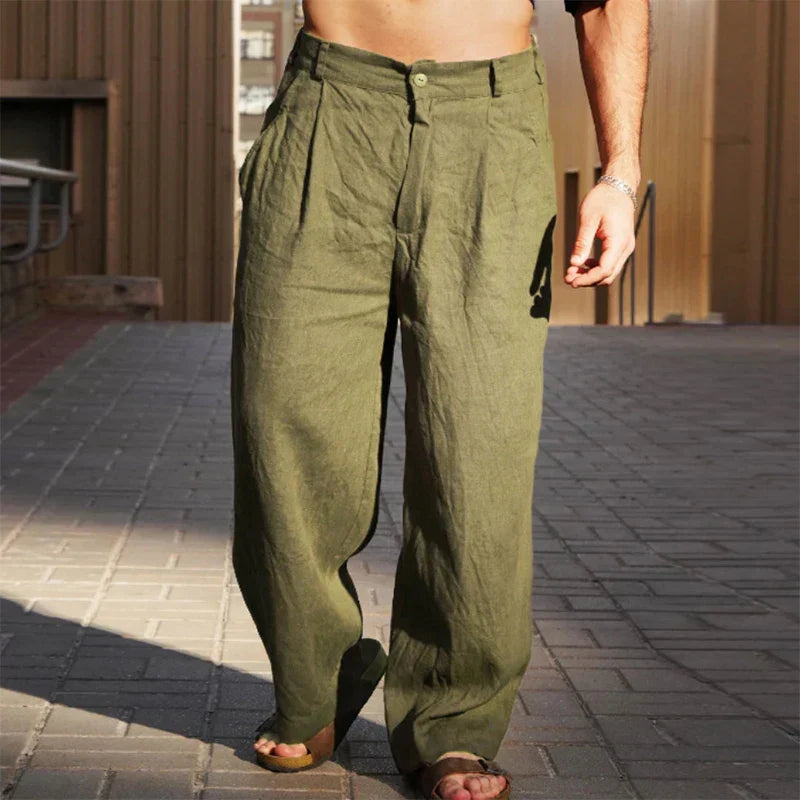 Léandre | Pantalon Lin Ajusté