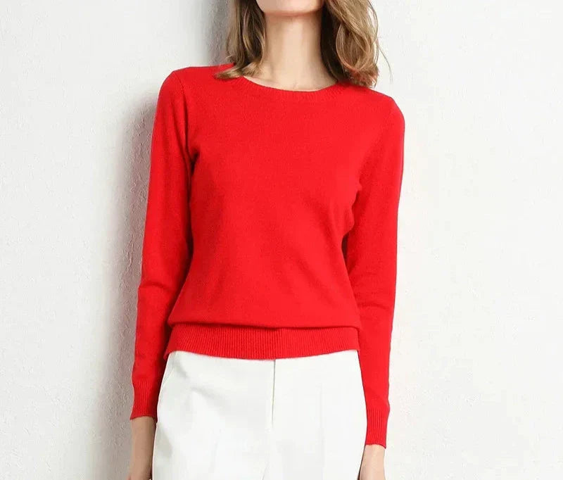 BNOIR | Pull confort en laine essentiel
