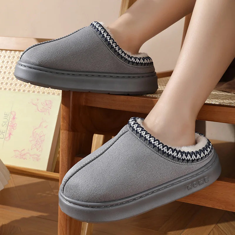BNOIR | Chaussons à doublure chaude