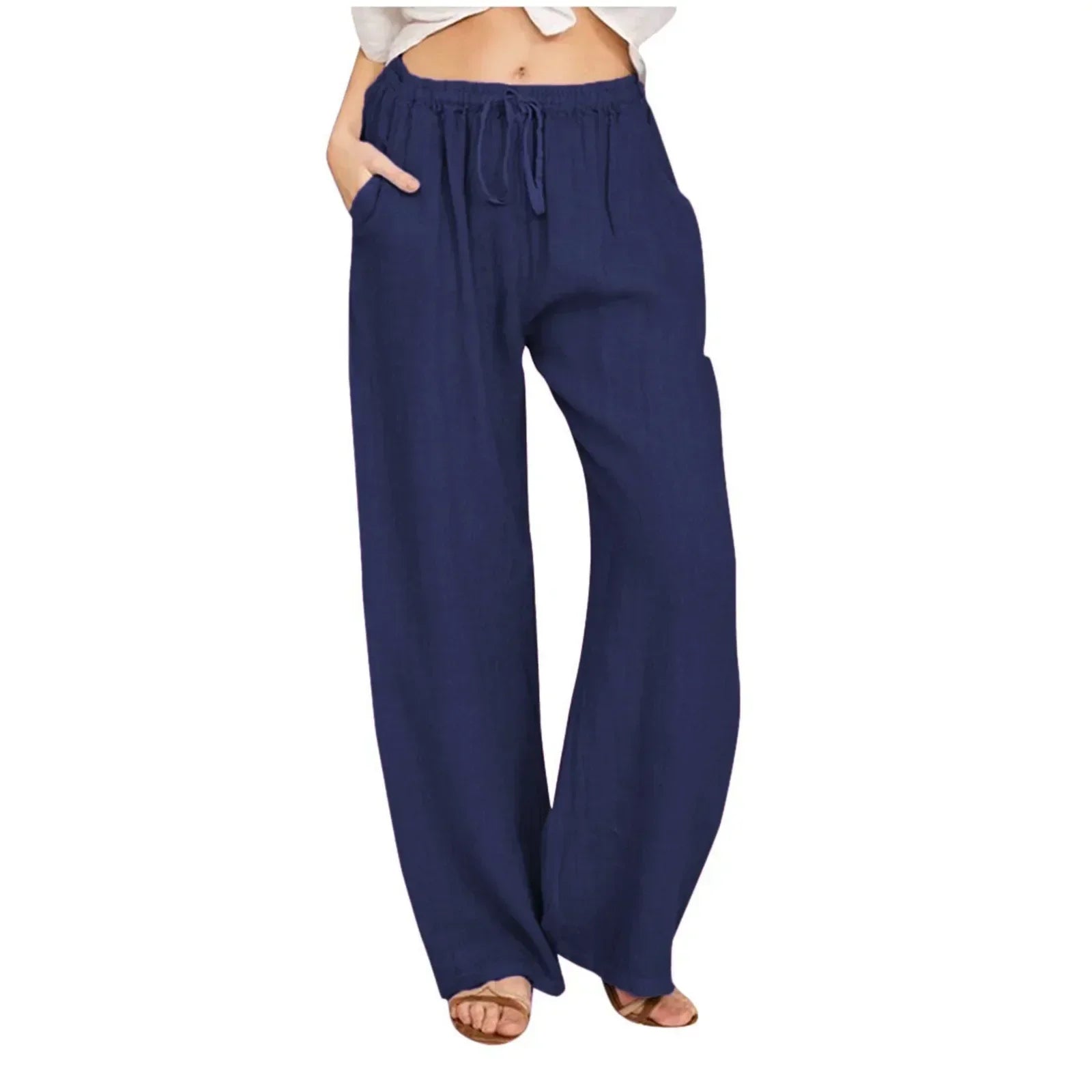 Inés | Pantalon confort à jambe large