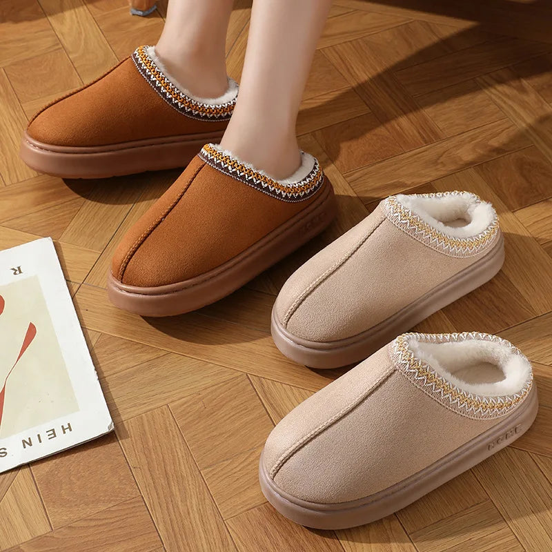 BNOIR | Chaussons à doublure chaude