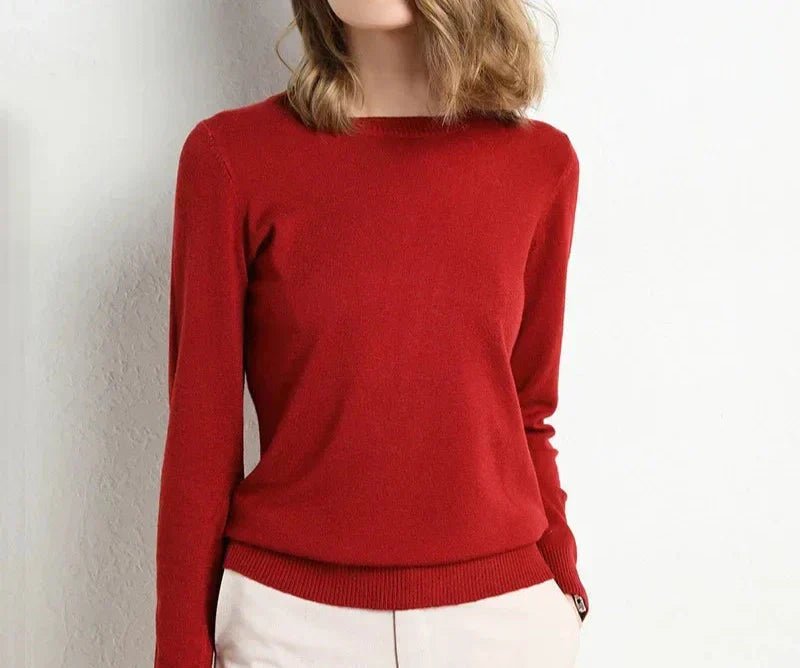 BNOIR | Pull confort en laine essentiel