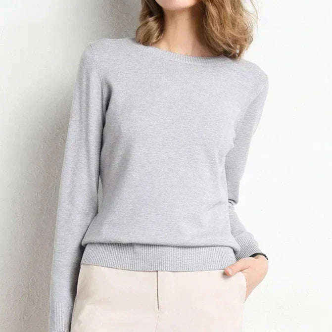 BNOIR | Pull confort en laine essentiel