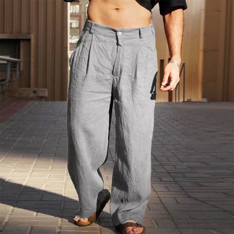 Léandre | Pantalon Lin Ajusté