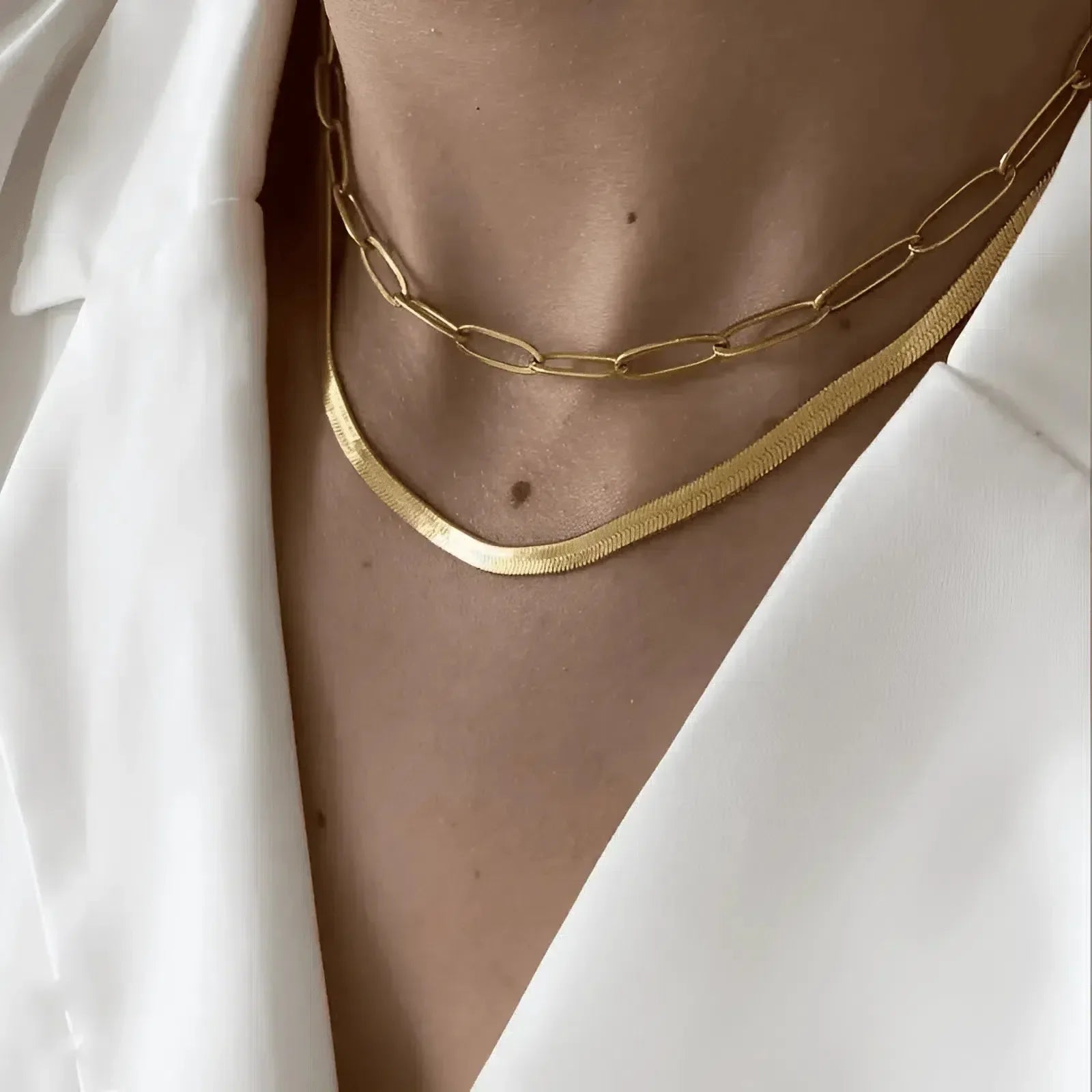 Sérenthia | Collier ras-du-cou serpent au style vintage