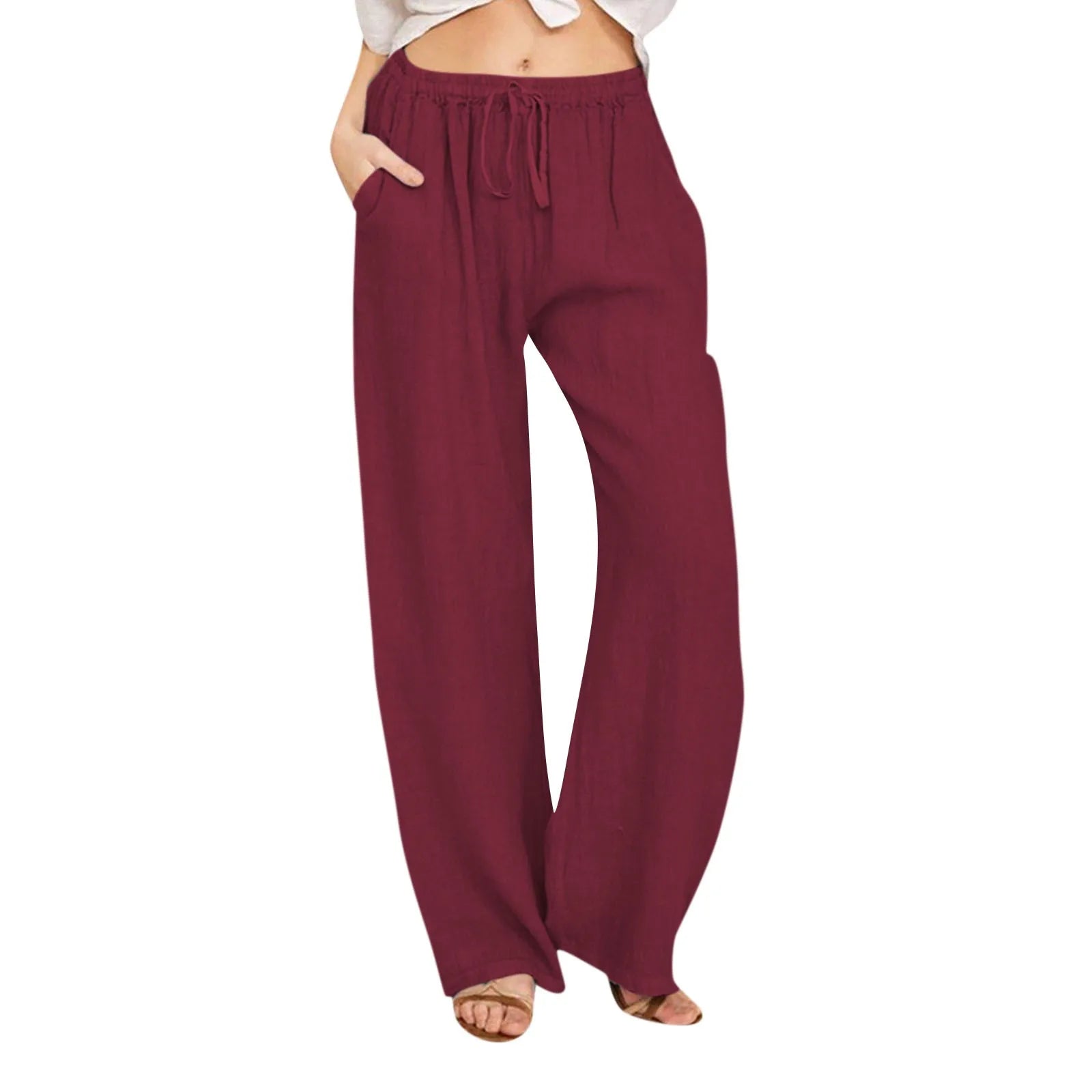 Inés | Pantalon confort à jambe large