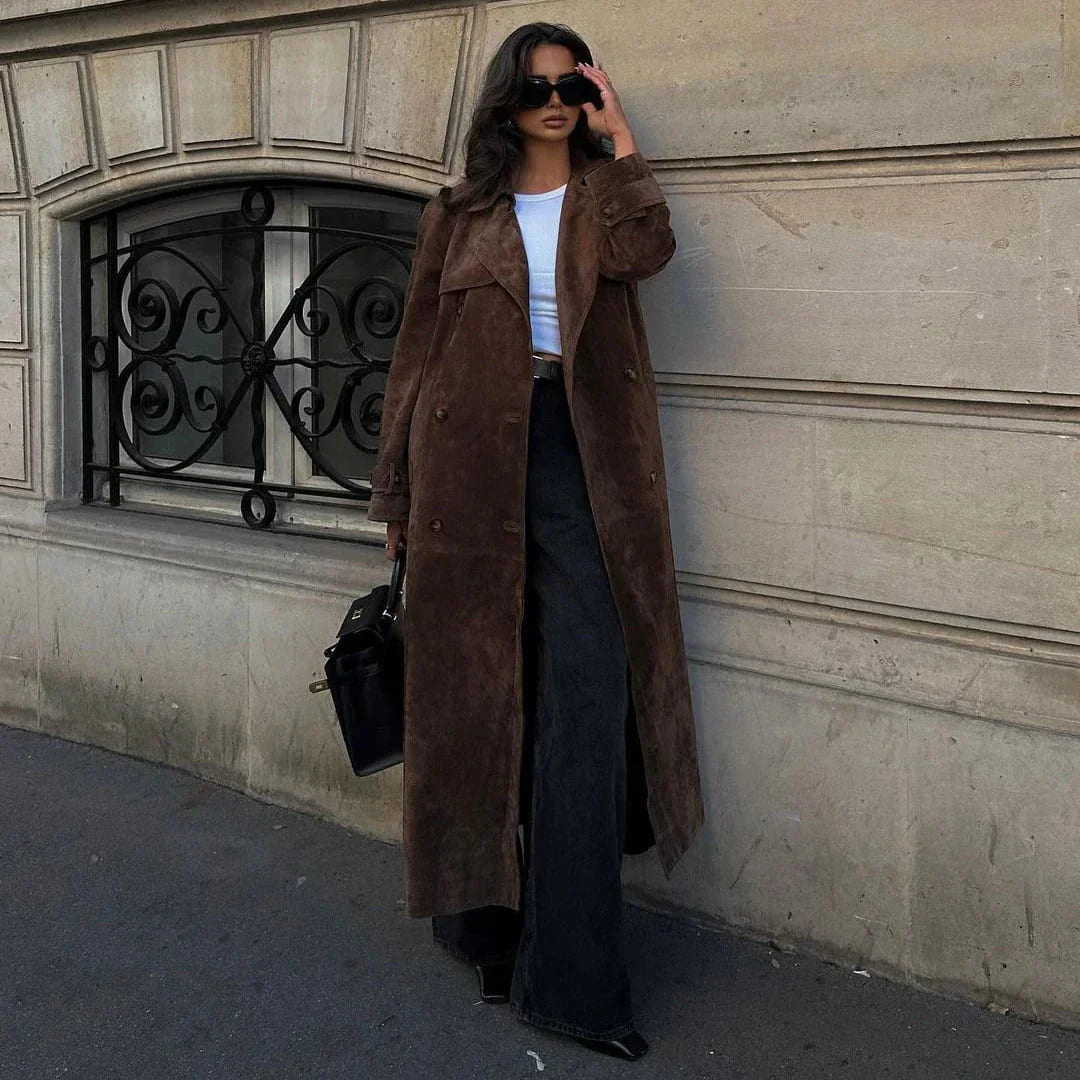 Isabelle | Trenchcoat Suède
