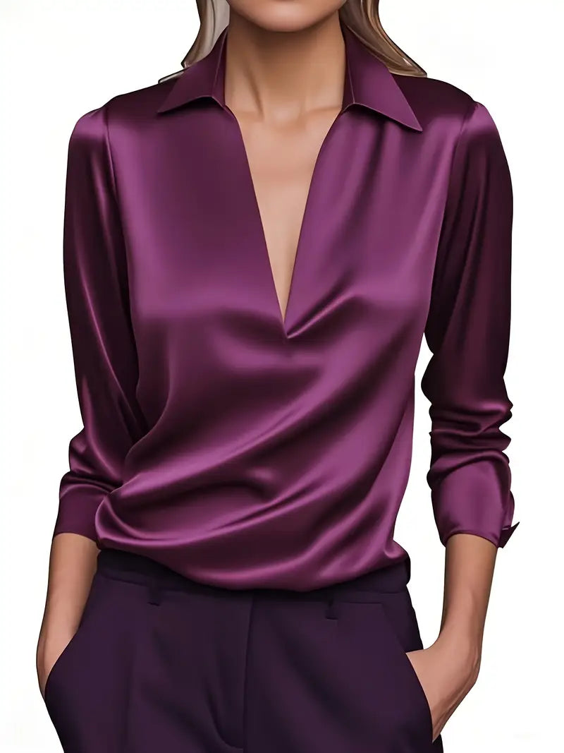 Nadene | Blouse V-Neck Premium