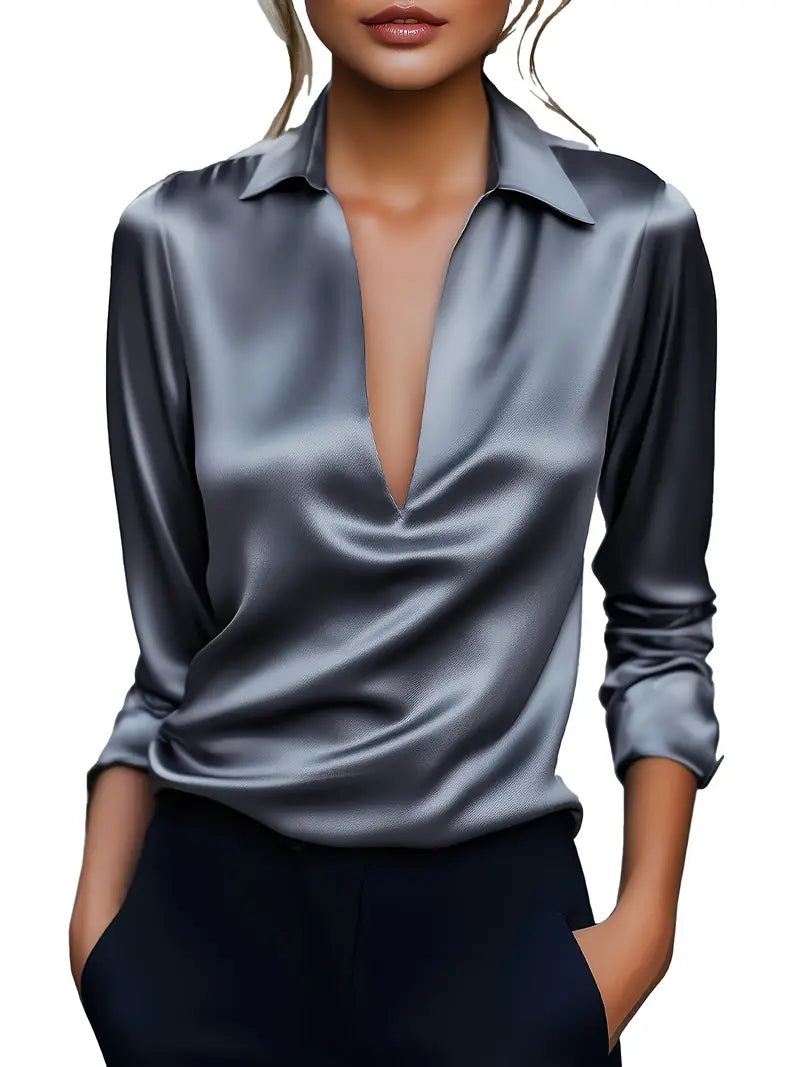 Nadene | Blouse V-Neck Premium