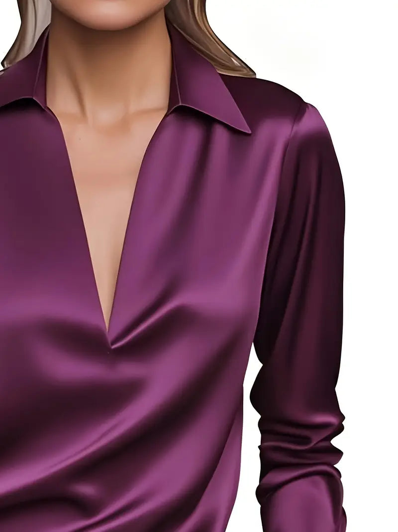 Nadene | Blouse V-Neck Premium