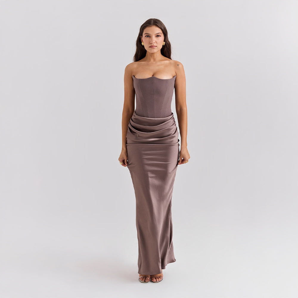 Elena | Robe Sans Bretelles