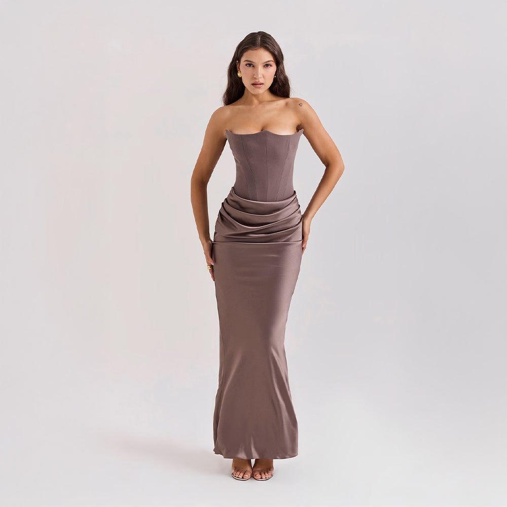 Elena | Robe Sans Bretelles