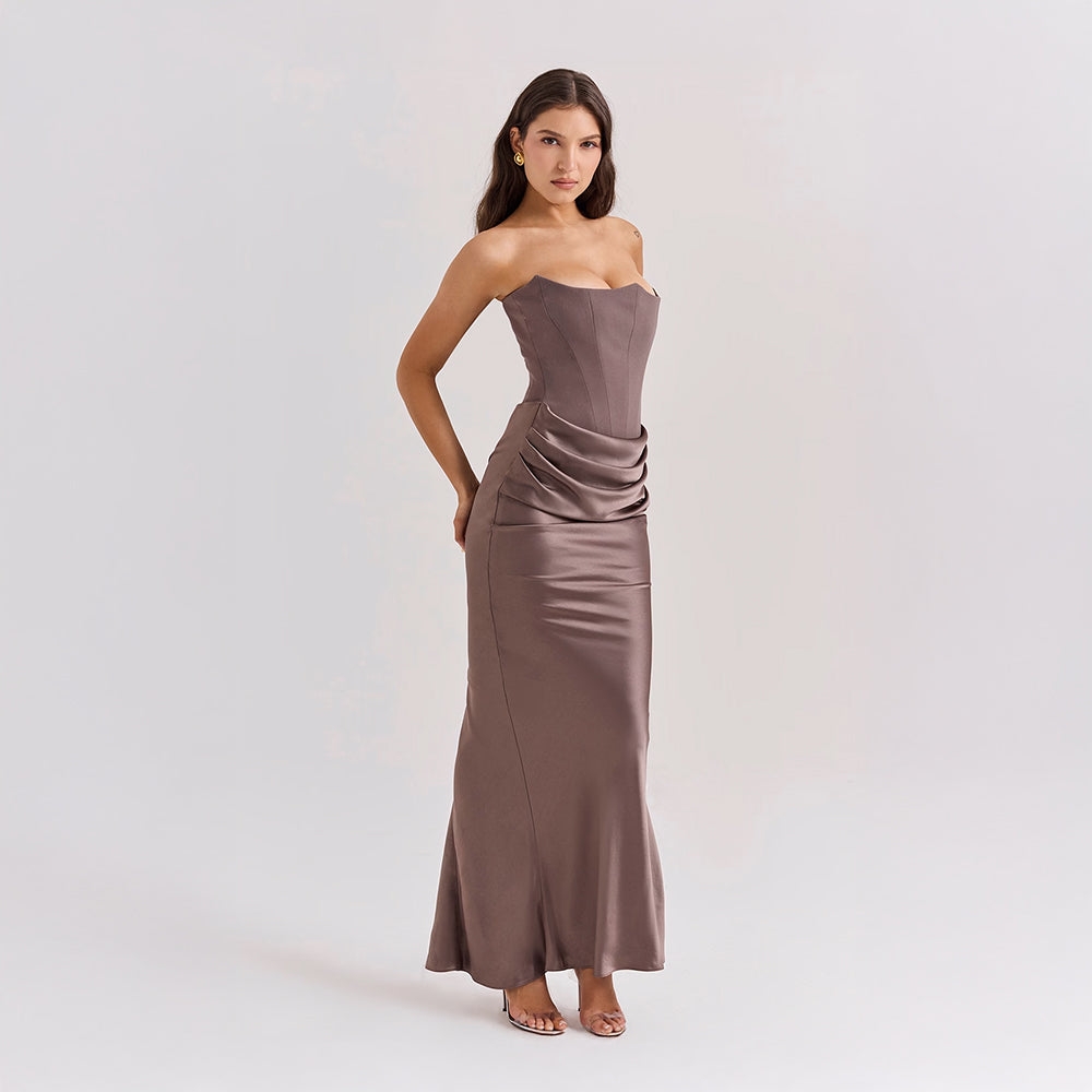 Elena | Robe Sans Bretelles
