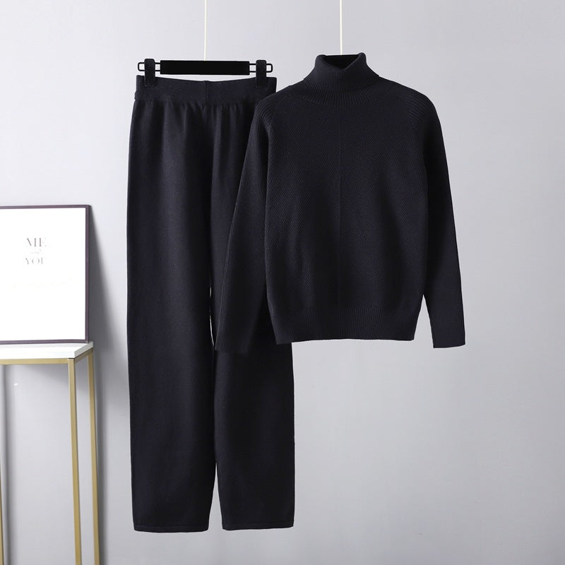 BNOIR | Ensemble deux pièces Lounge en tricot torsadé