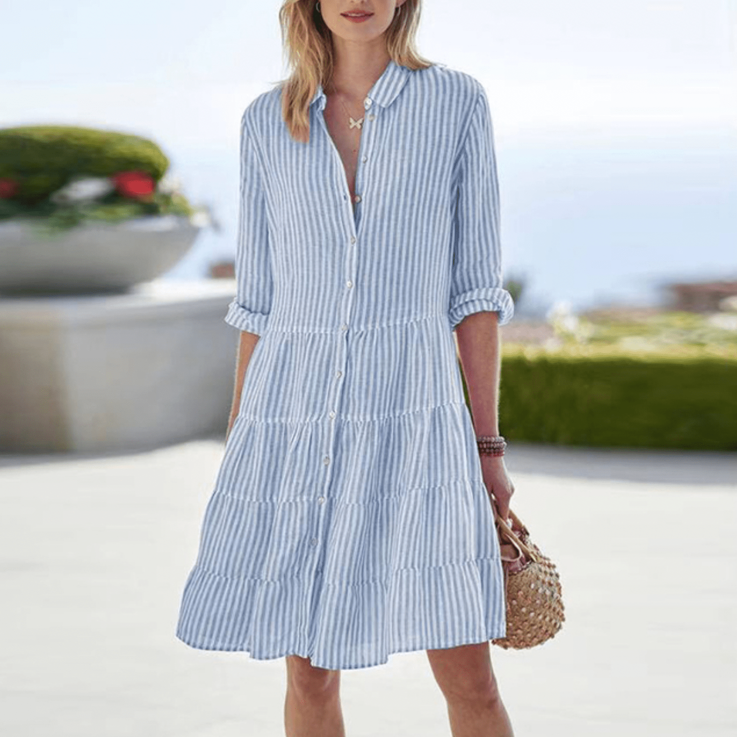 Lolita | Robe Rayée Légère