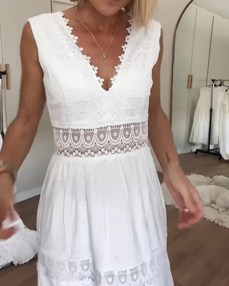 Léonie | Robe d’Été – Fraîcheur & Élégance