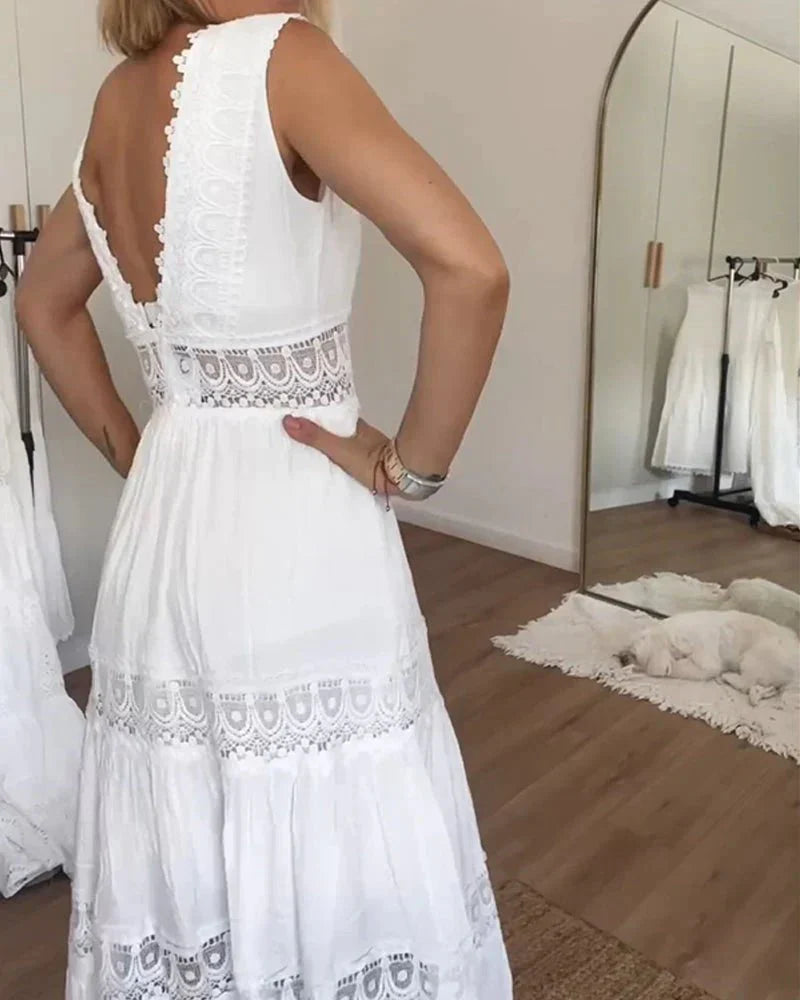 Léonie | Robe d’Été – Fraîcheur & Élégance