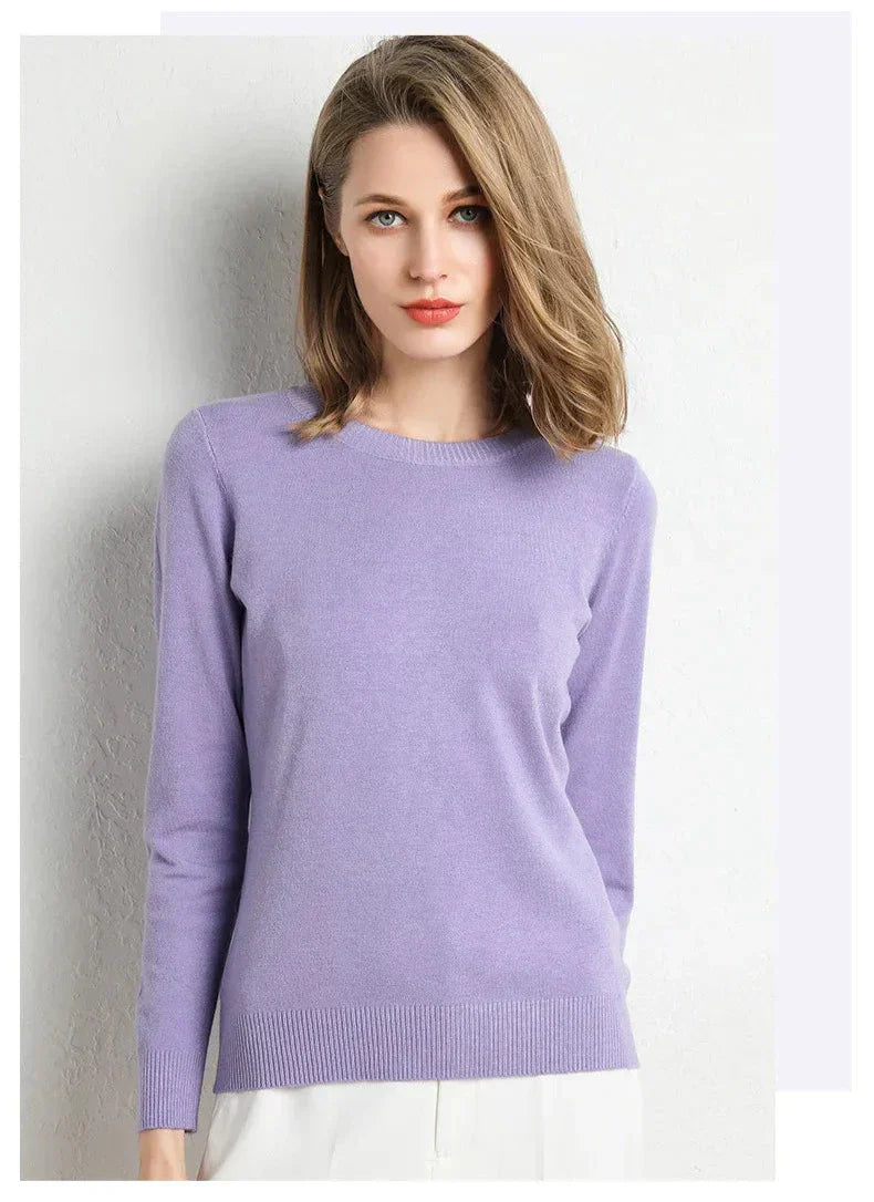 BNOIR | Pull confort en laine essentiel