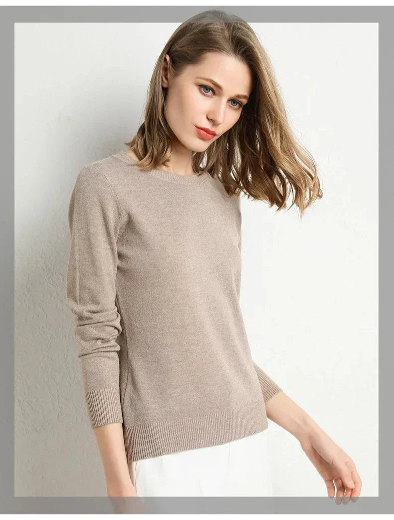 BNOIR | Pull confort en laine essentiel