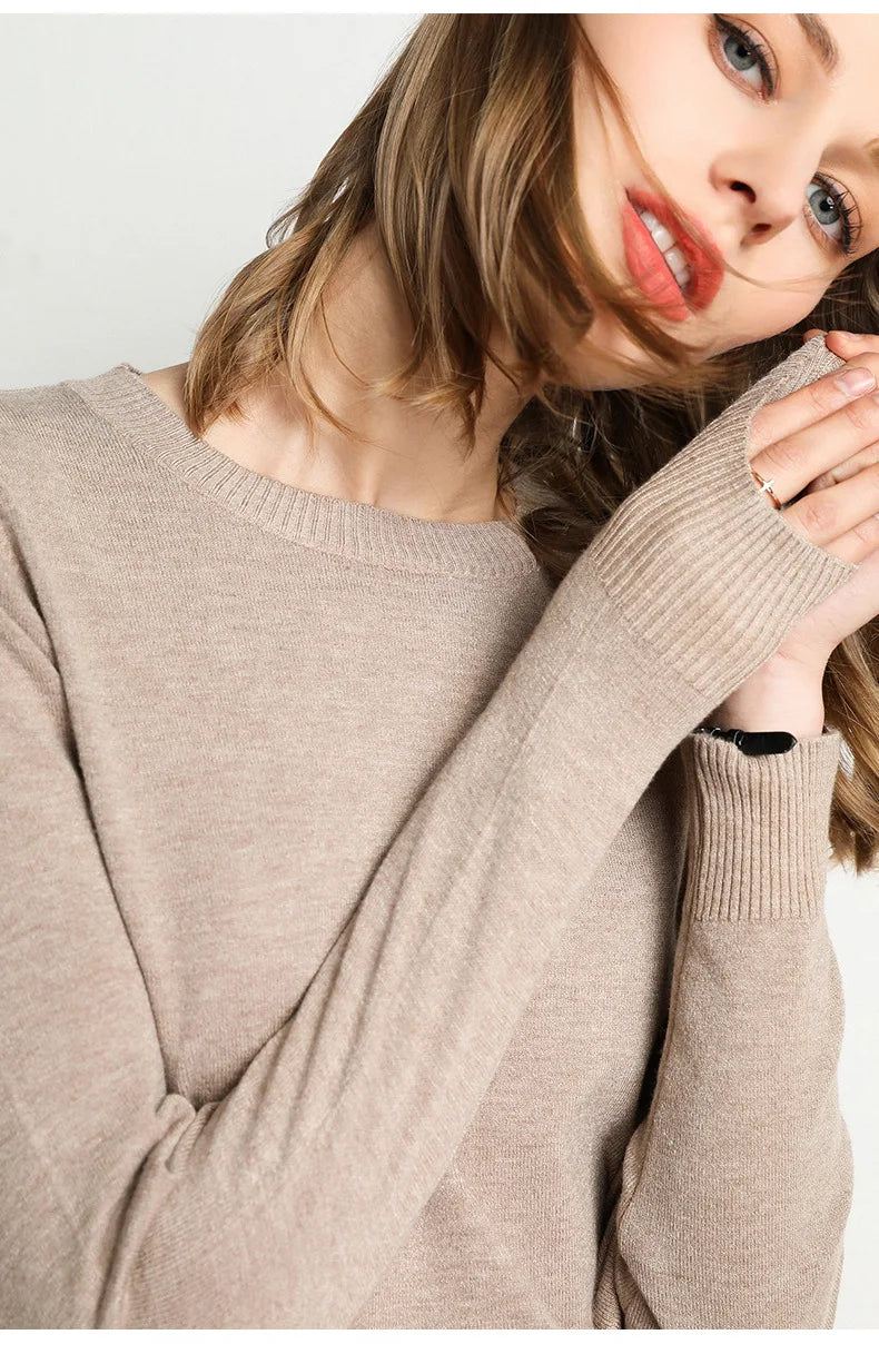 BNOIR | Pull confort en laine essentiel