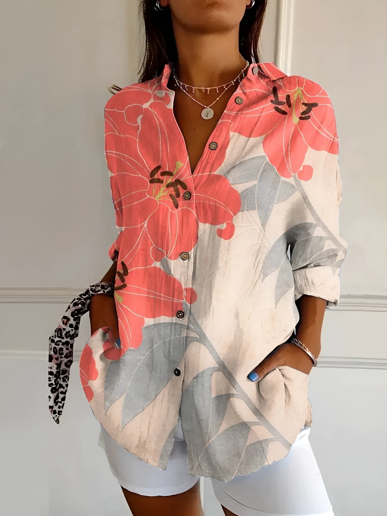 Maia | Blouse Florale d'Été