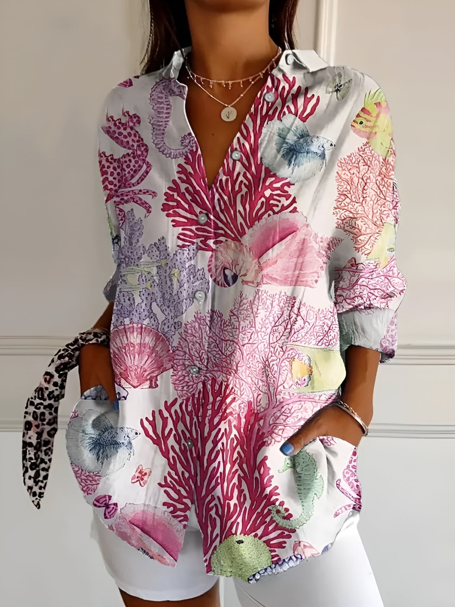 Maia | Blouse Florale d'Été