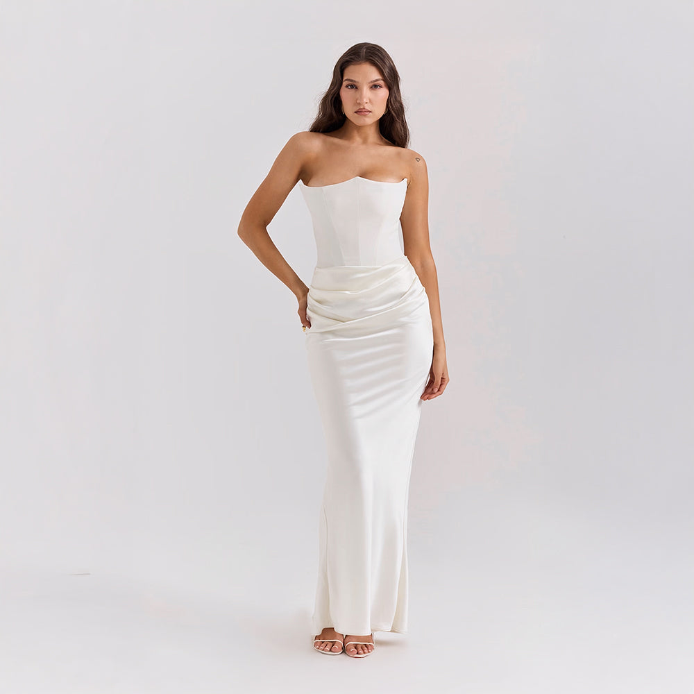 Elena | Robe Sans Bretelles