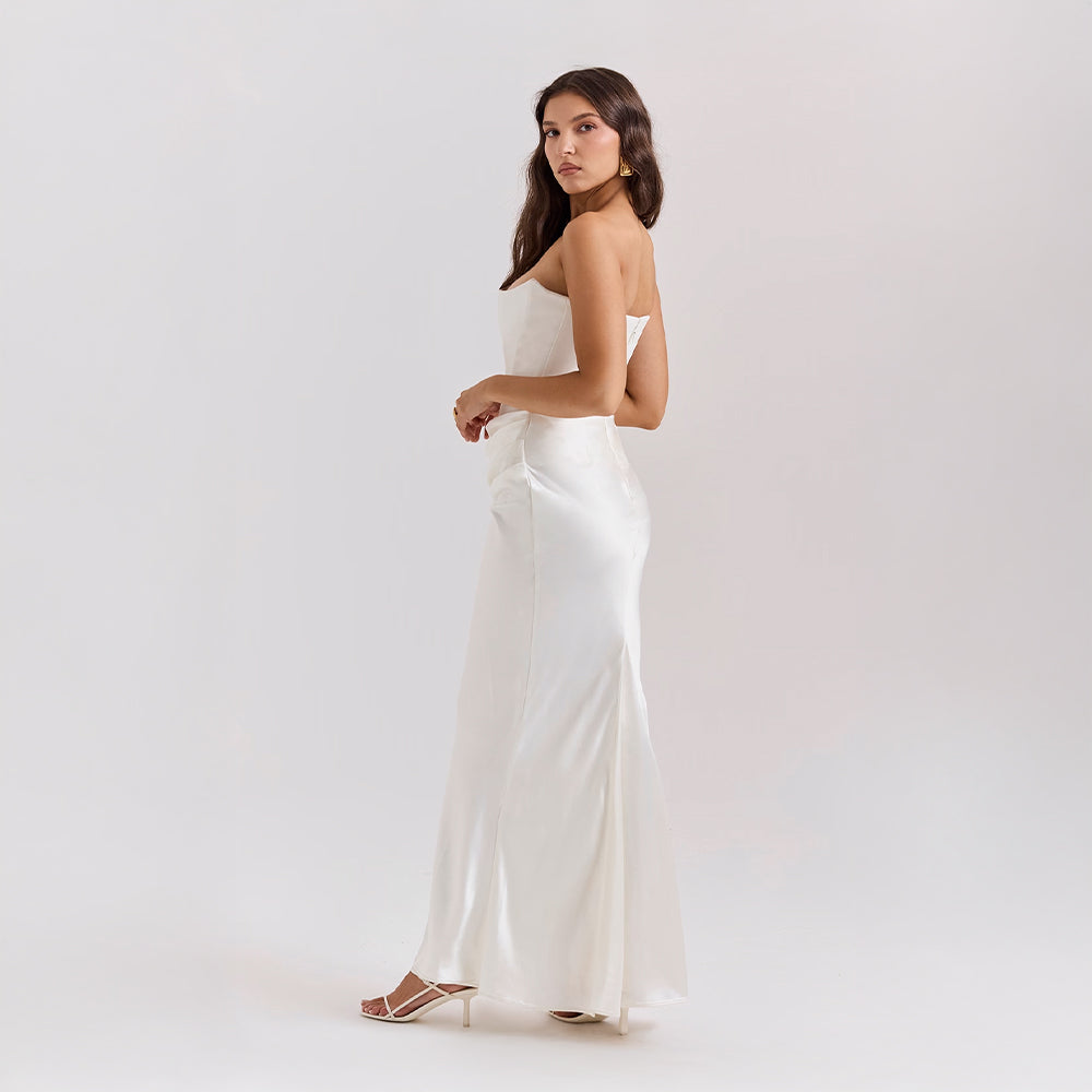 Elena | Robe Sans Bretelles