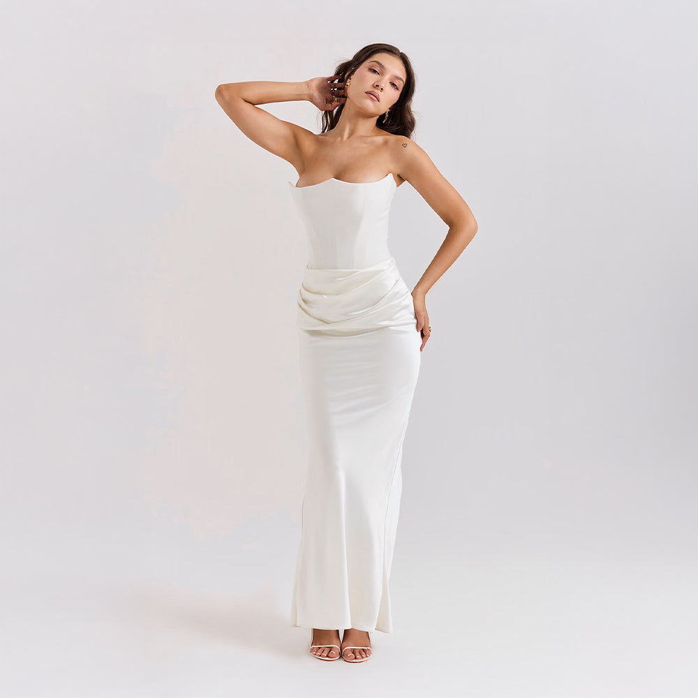 Elena | Robe Sans Bretelles