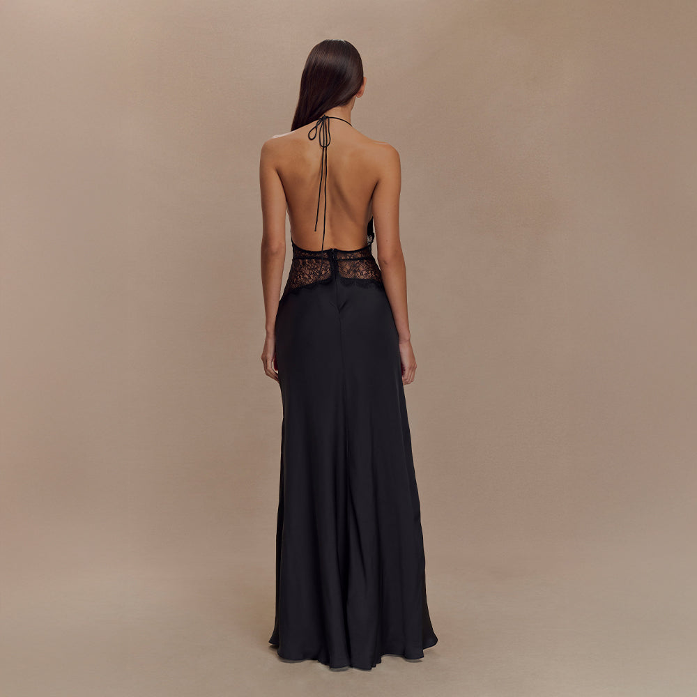 Eléa | Robe Satin Dentelle