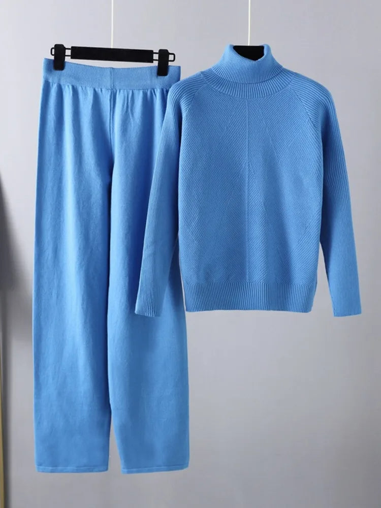 BNOIR | Ensemble deux pièces Lounge en tricot torsadé