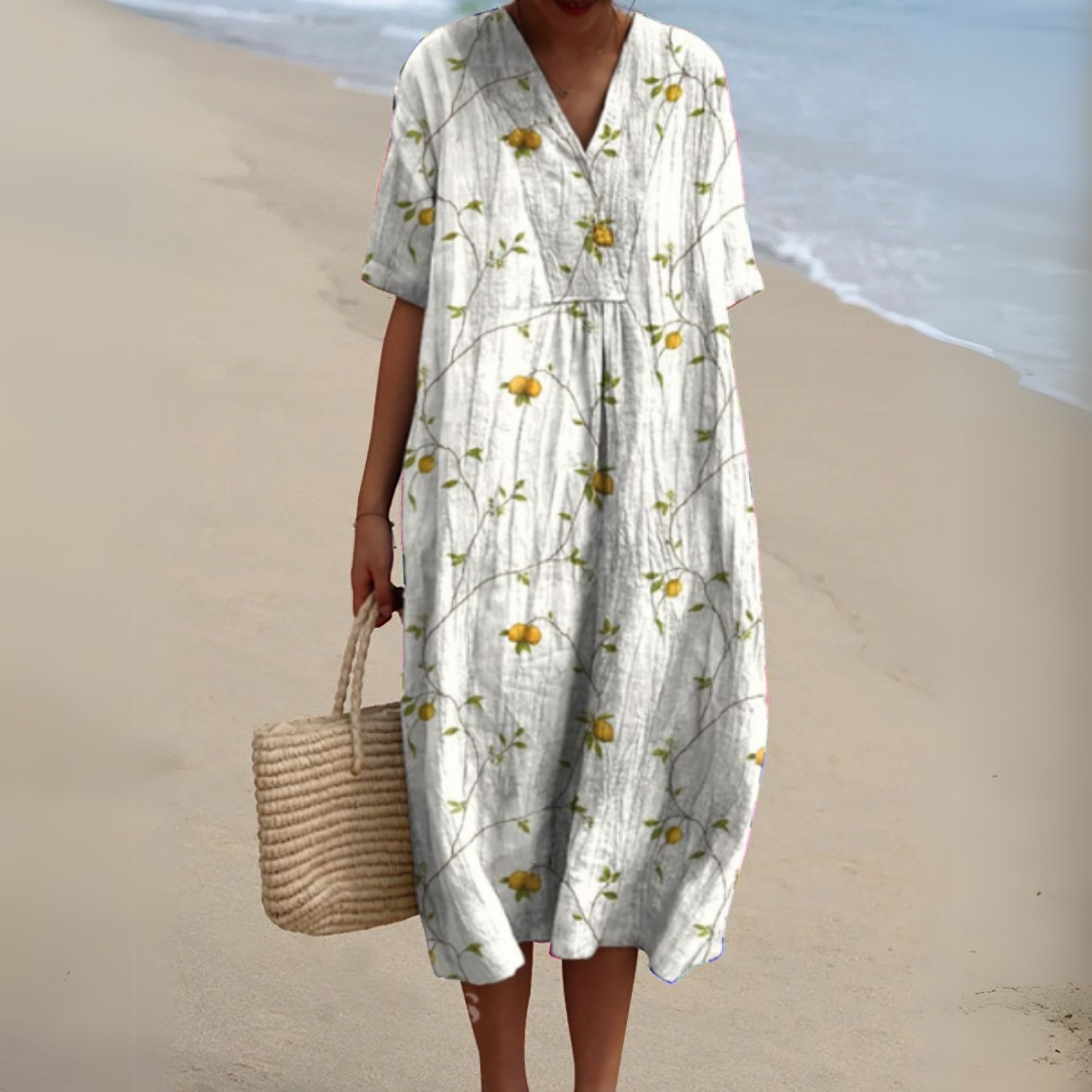Audrey | Élégante Robe à Fleurs