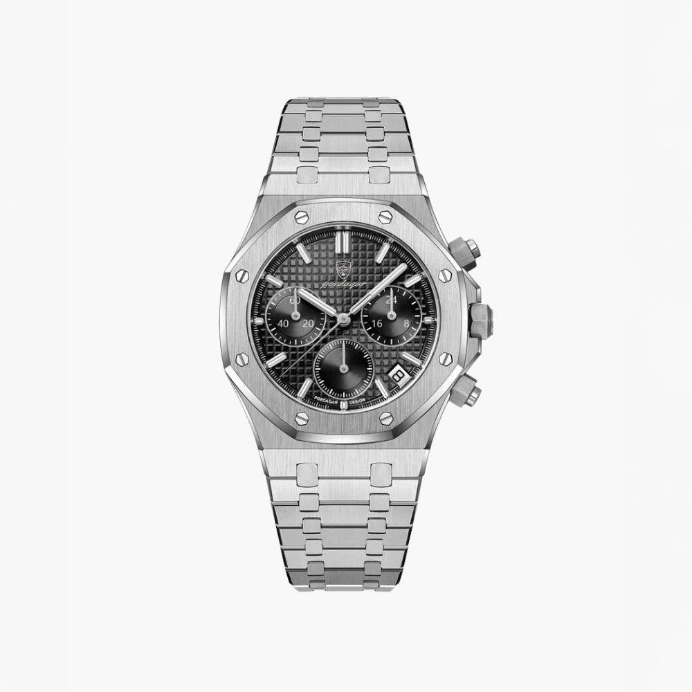 Aegion | Chronographe Acier Moderne