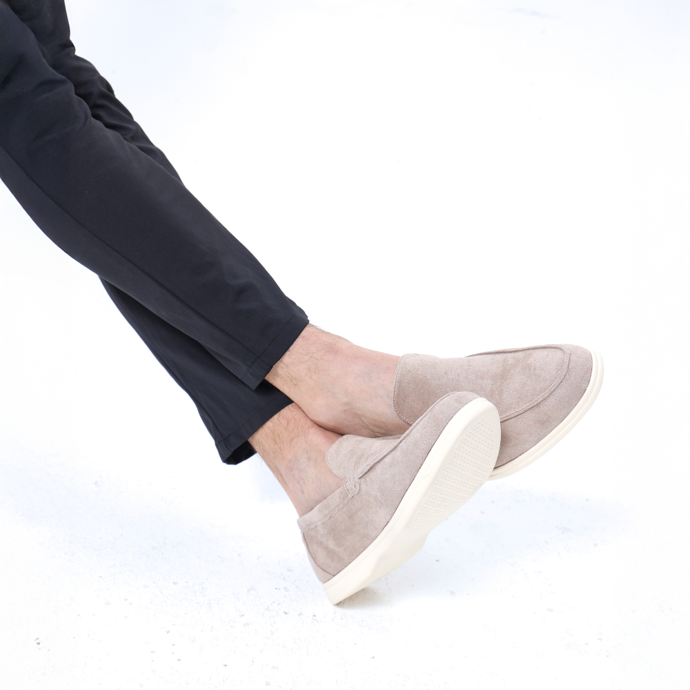 Mocassins en daim