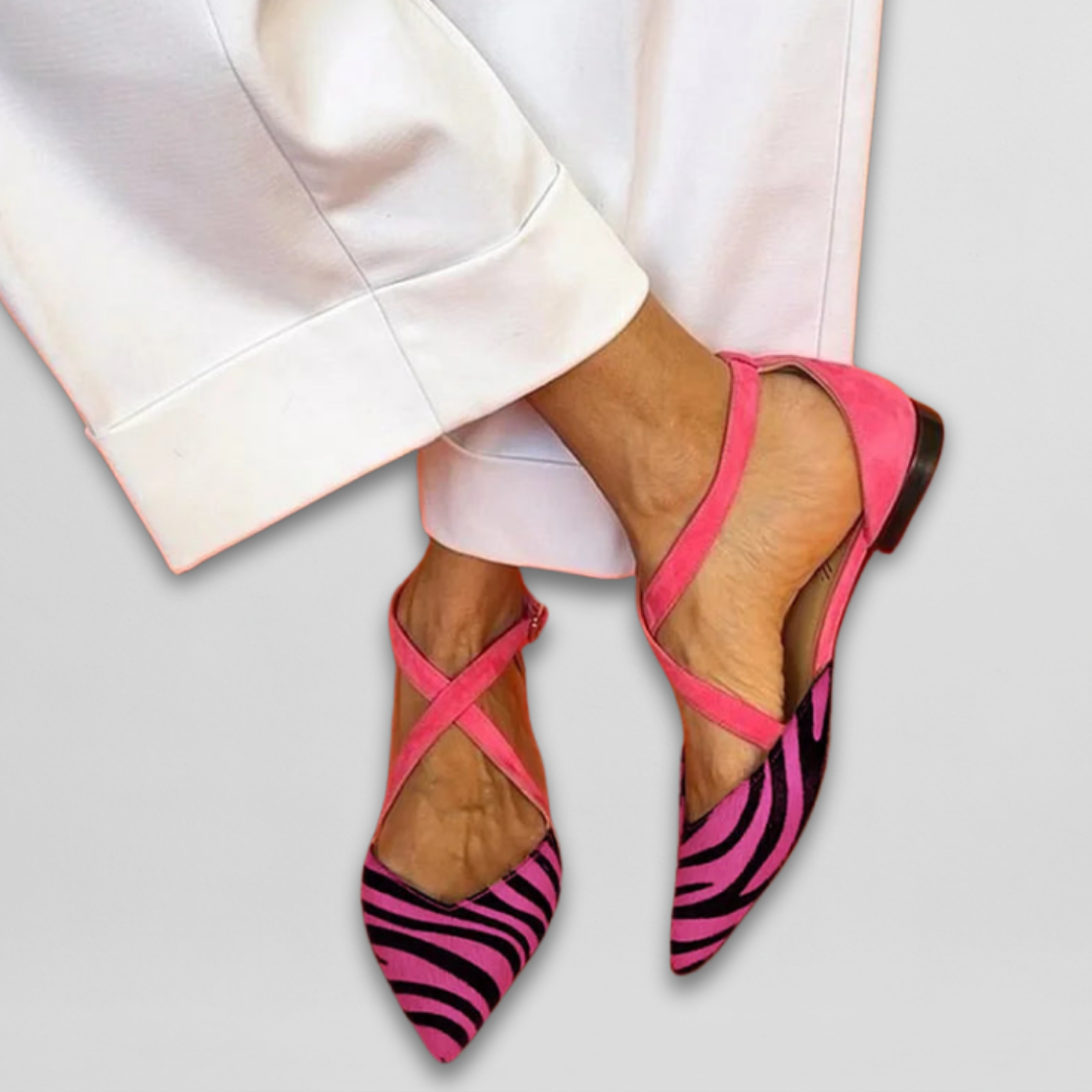 Fenna | Ballerines avec des sangles
