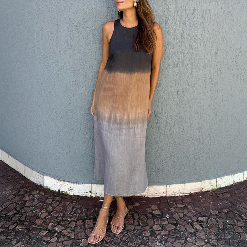 Mathilde | Robe Coton-Lin – Douce & Élégante
