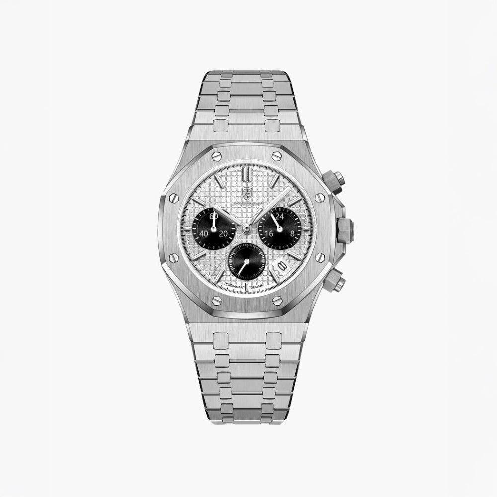 Aegion | Chronographe Acier Moderne