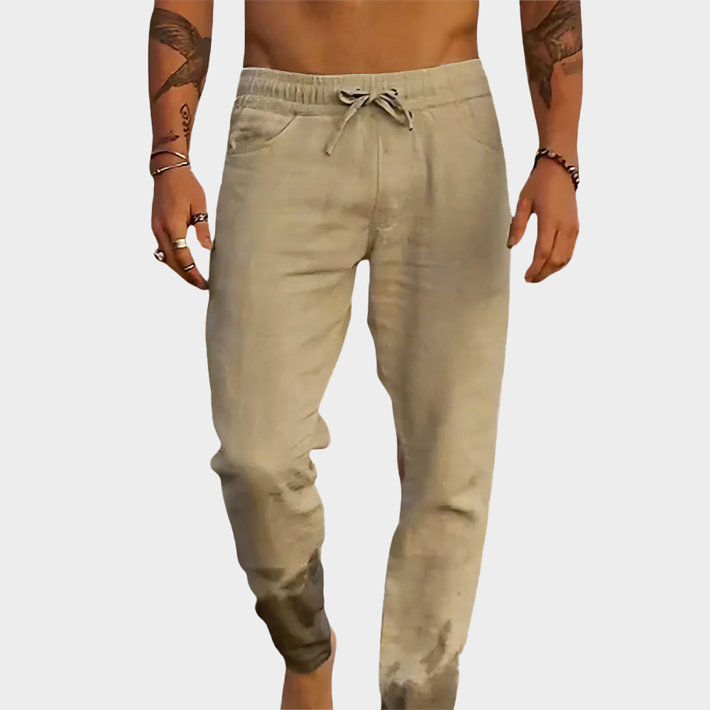 Elias | Pantalon léger en lin (1+1 GRATUIT)