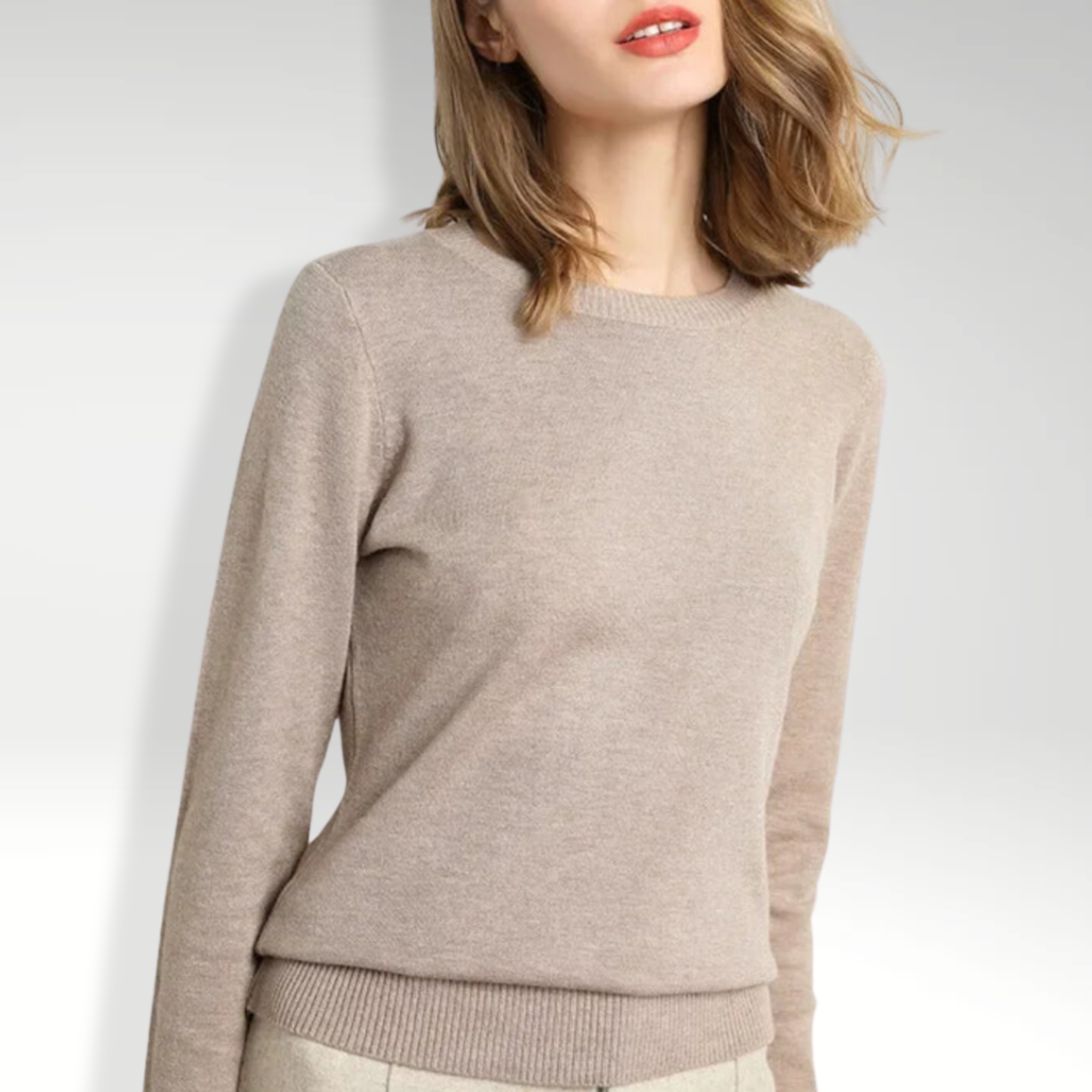 BNOIR | Pull confort en laine essentiel