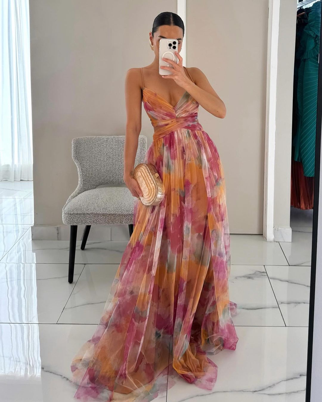 Giselle | Envoûtant Maxi-robe avec Imprimé Floral
