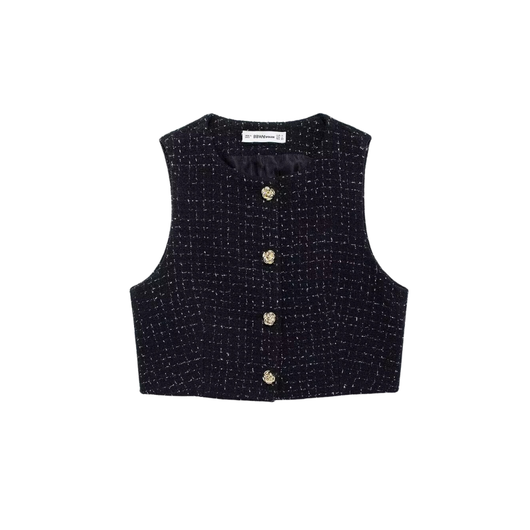 Charlotte | Luxe Tweed Gilet