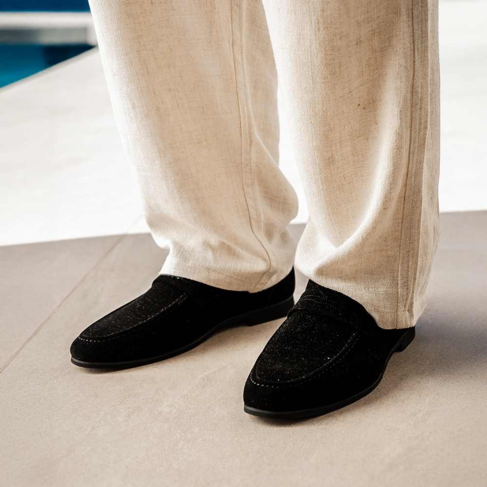 Mocassins Penny en daim