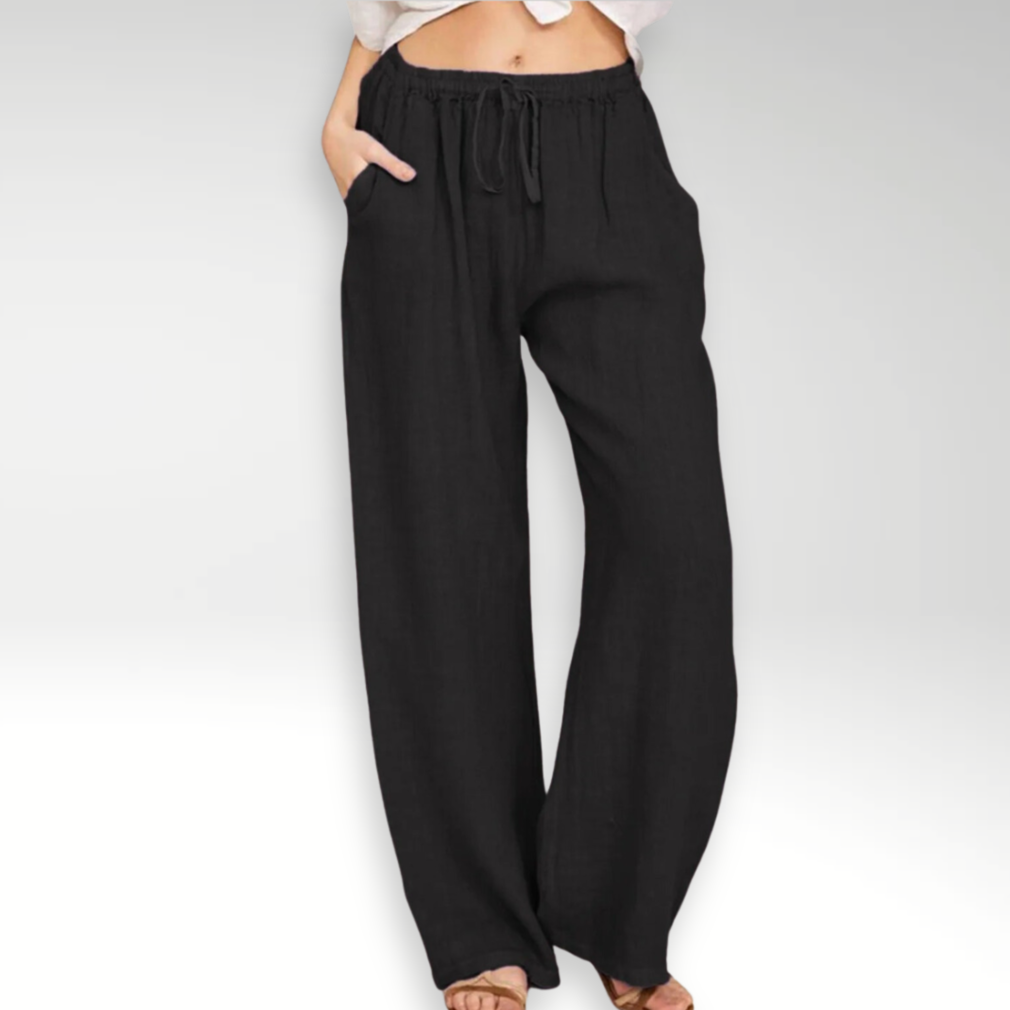 Inés | Pantalon confort à jambe large