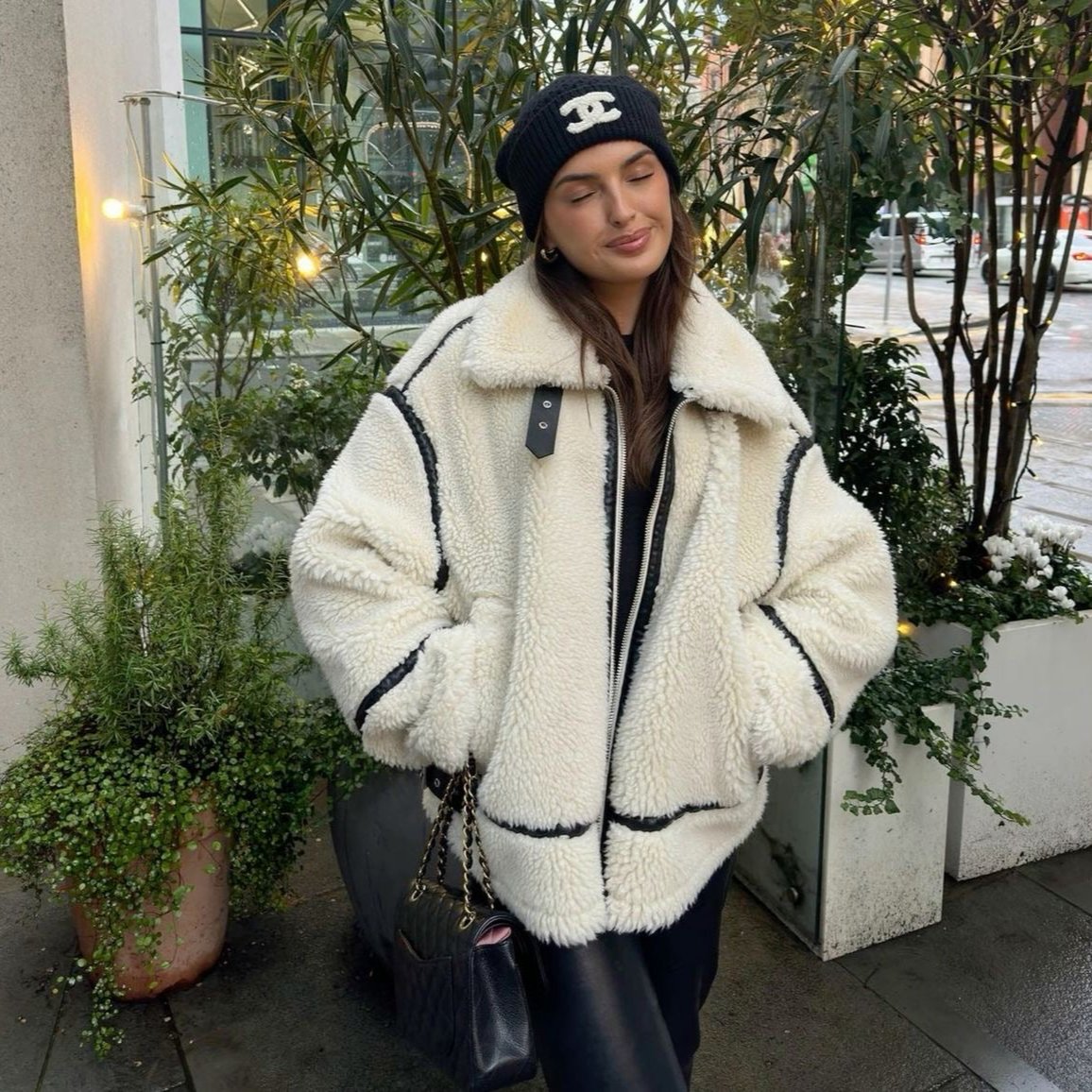 Lena | Manteau Teddy
