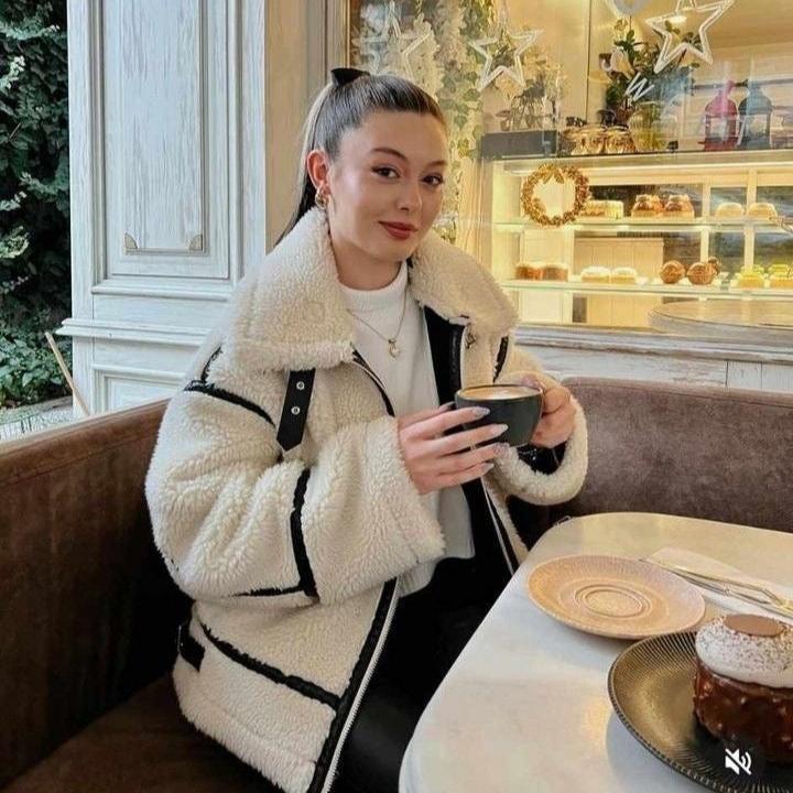Lena | Manteau Teddy