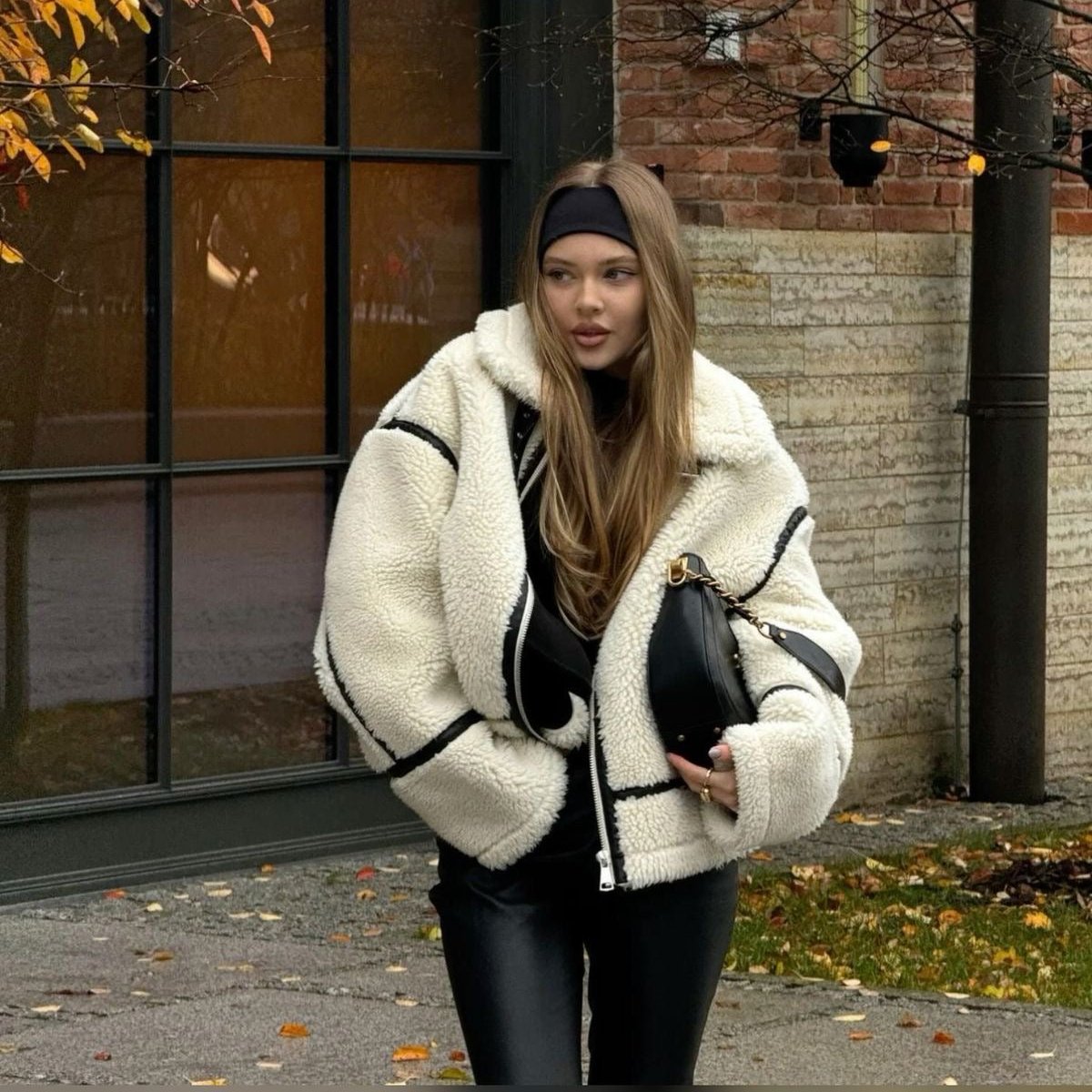 Lena | Manteau Teddy