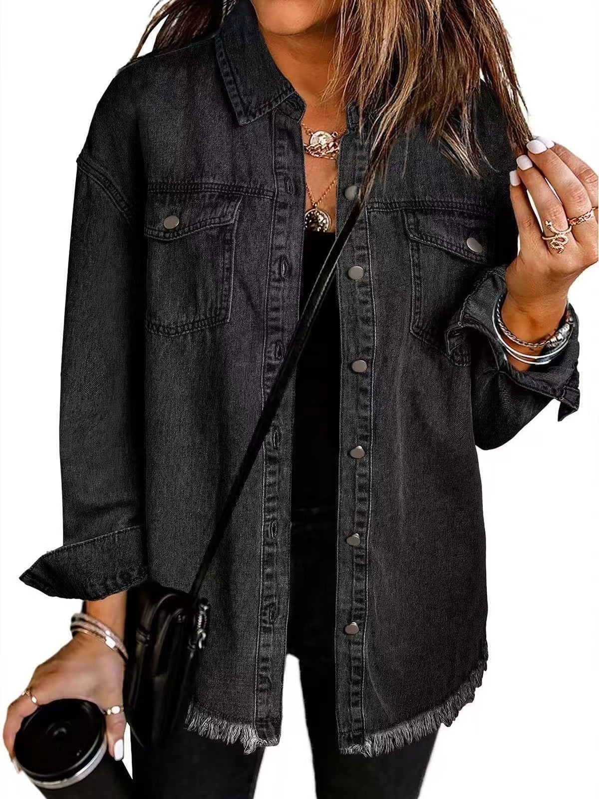 Roxane | Veste en Jean Classique Quotidienne
