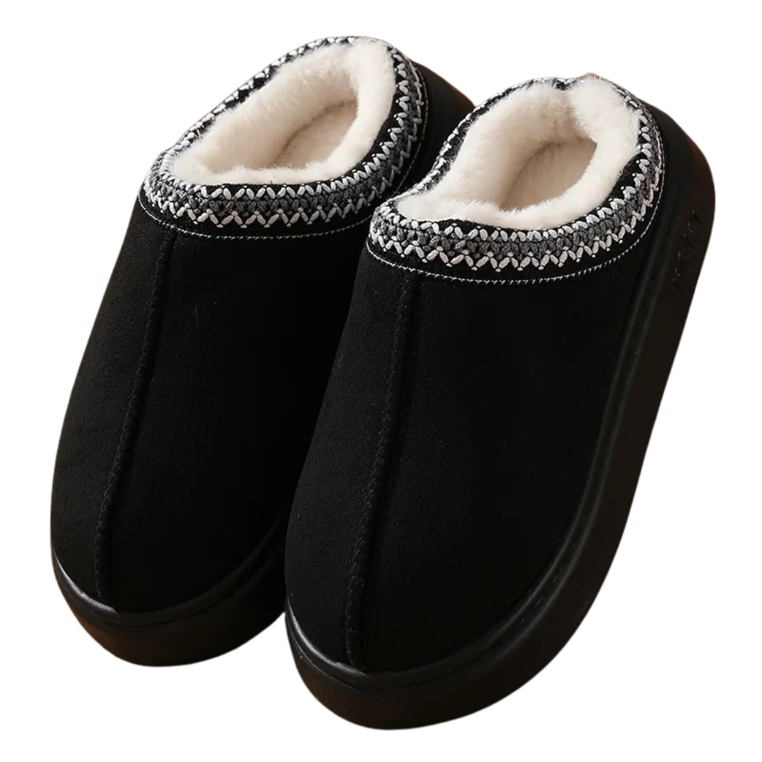 BNOIR | Chaussons à doublure chaude