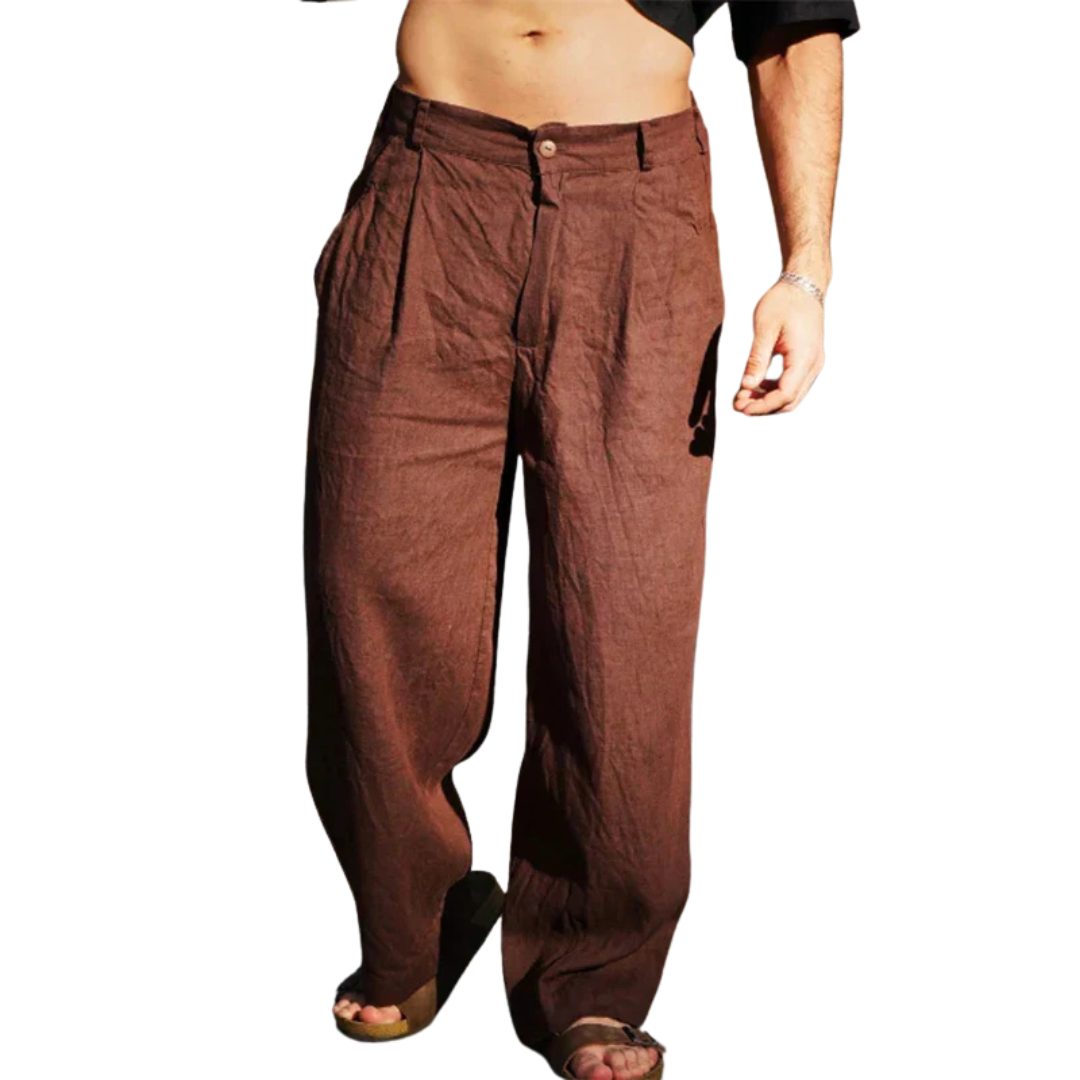 Léandre | Pantalon Lin Ajusté