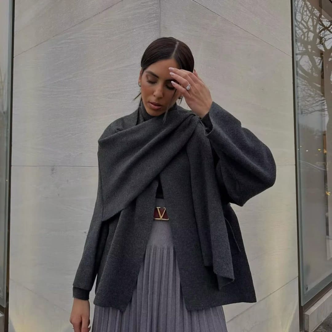 Camille | Manteau Écharpe
